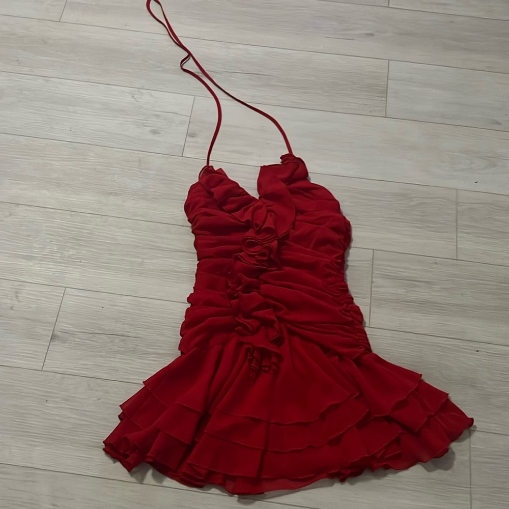 Red dress